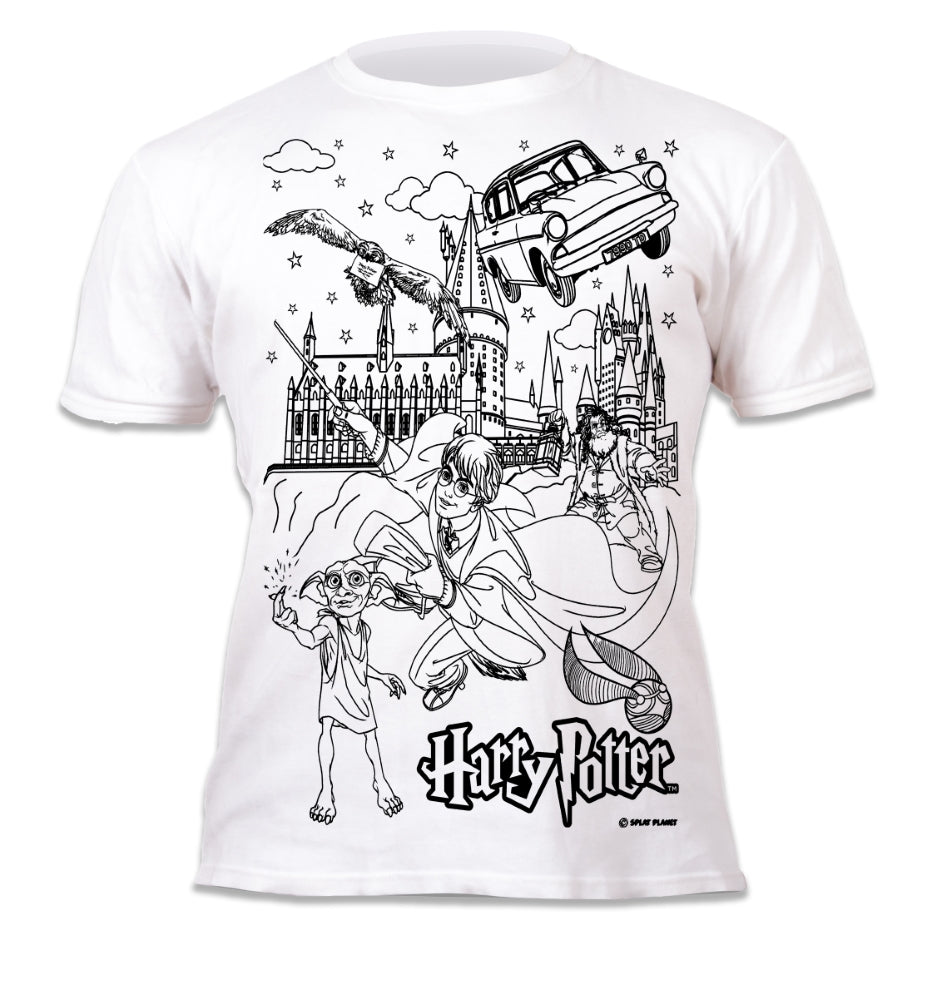Vairākkārt krāsojamais SPLAT Planet T-krekls, Harry Potter (izm. no 3 līdz 11 gadiem)