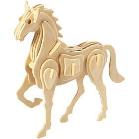 3D деревянный конструктор Лошадь