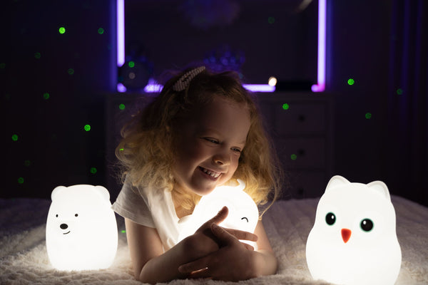 Silicone night light for children Owl