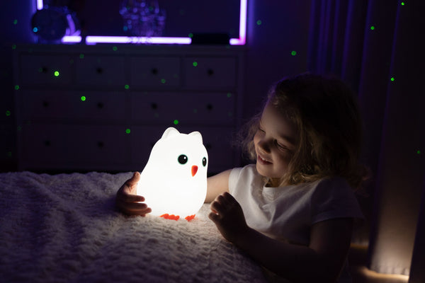 Silicone night light for children Bird