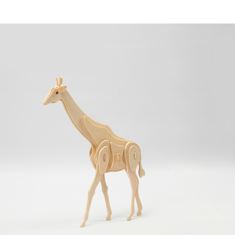 3D koka konstruktors, Žirafe